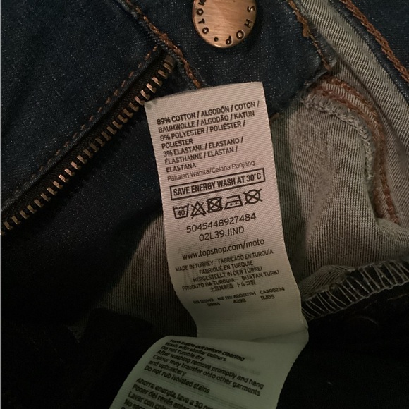 Topshop Moto Leigh Jeans Size 26 (or approximate size 2) EUC - Picture 8 of 13